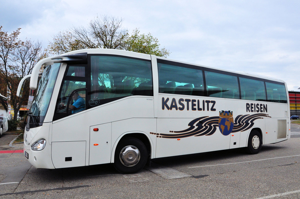 Scania Irizar von Kastelitz Reisen aus sterreich in Krems.