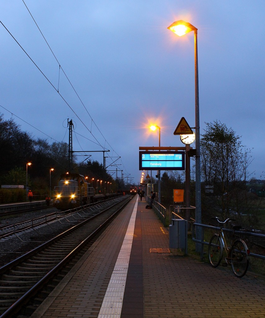 Schweerbau 277 031 im Bhf Schleswig. 11.11.15