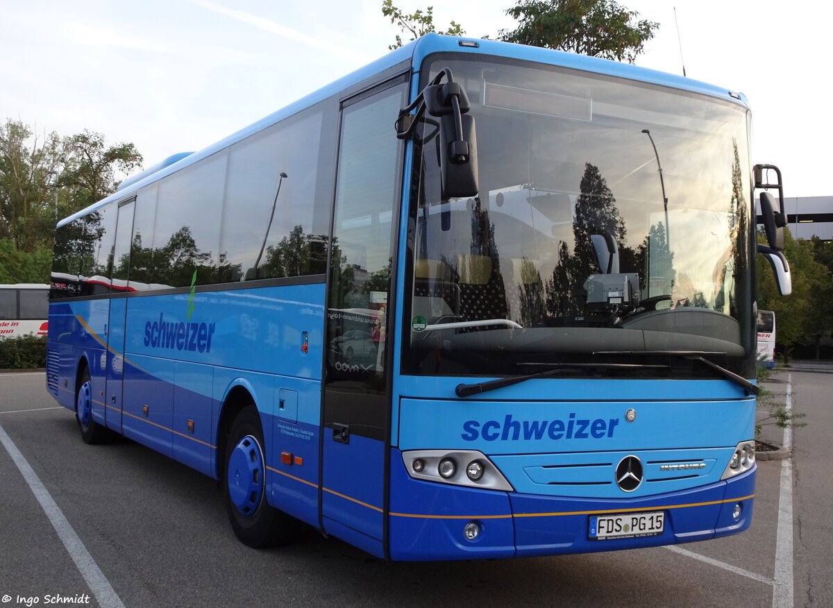 Schweizer Reisen, Verkehr & Touristik aus Waldachtal | FDS-PG 15 | Mercedes-Benz Intouro II | 22.09.2016 in Sindelfingen