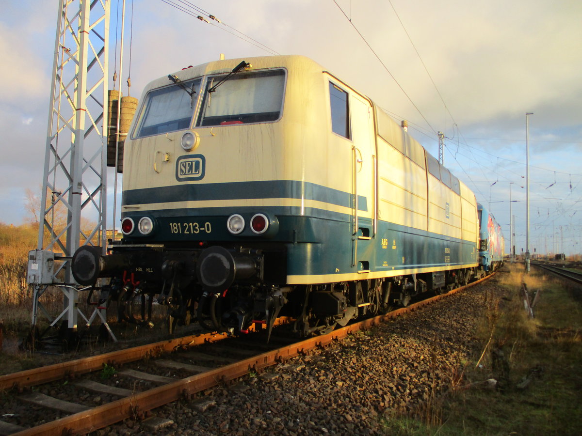 SEL 181 213,am 09.Januar 2021,in Mukran Mitte.