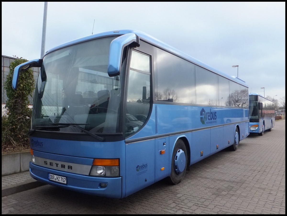 Setra 315 GT von Regionalbus Rostock in Rostock.