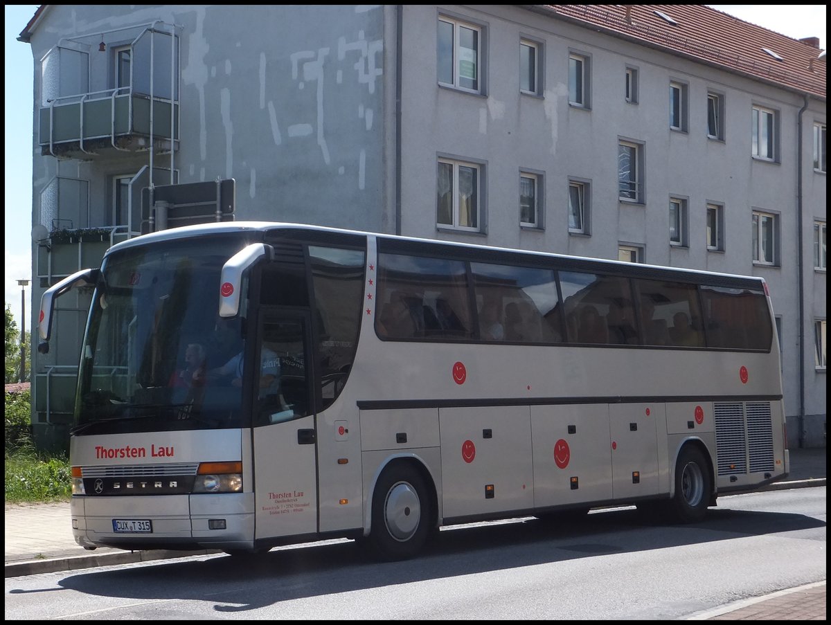 Setra 315 HDH von Thorsten Lau aus Deutschland in Sassnitz.