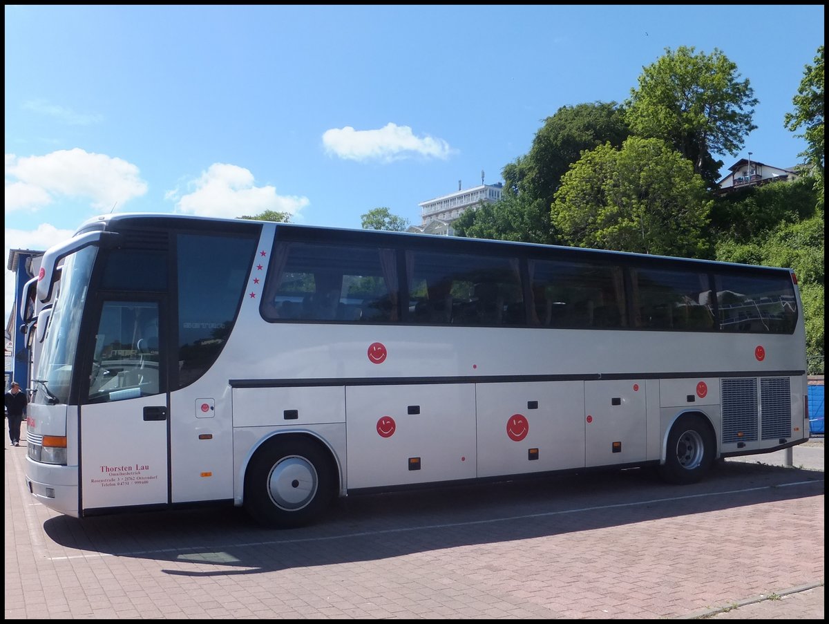 Setra 315 HDH von Thorsten Lau aus Deutschland im Stadthafen Sassnitz.