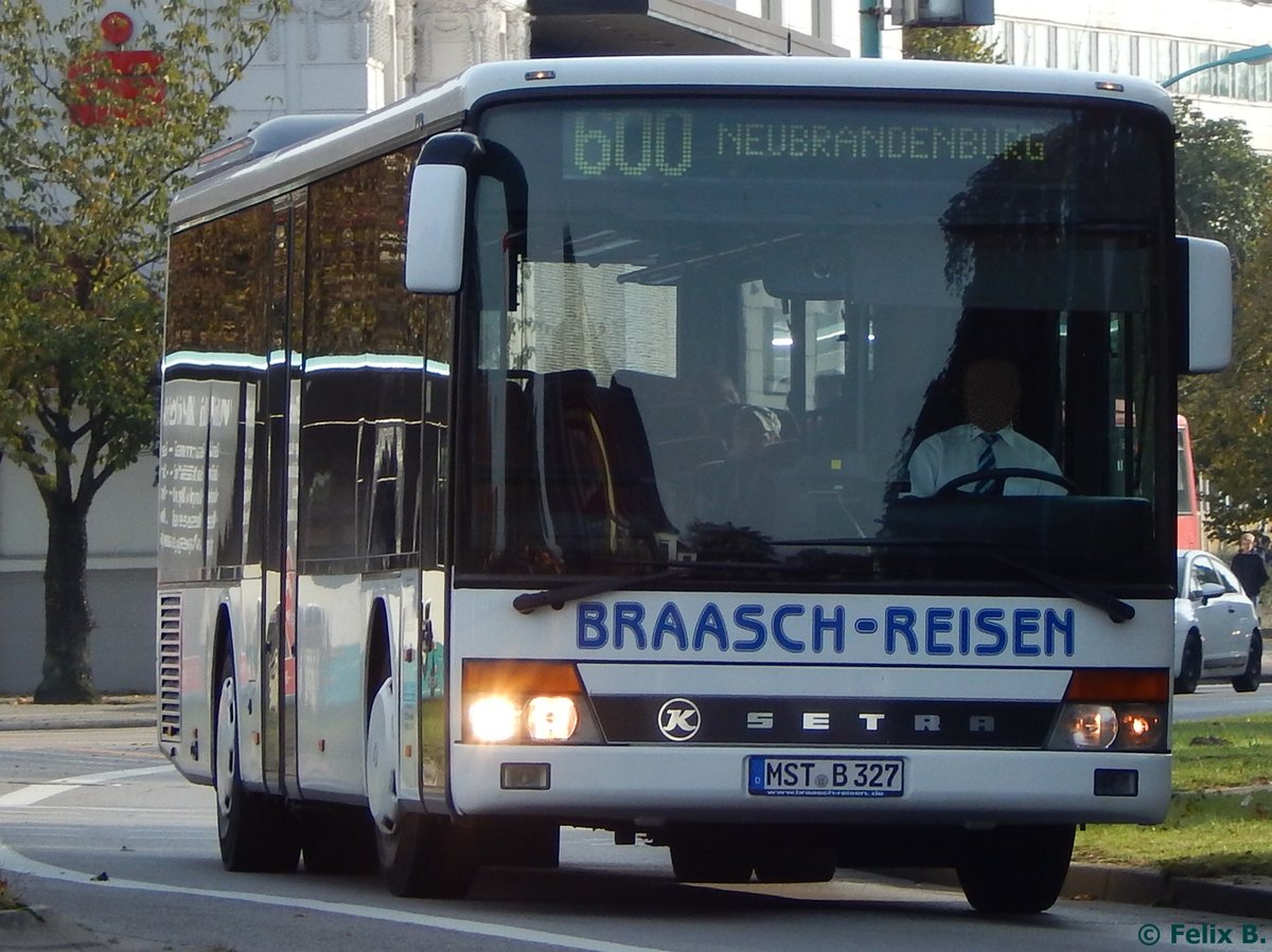 Setra 315 NF von Braasch Reisen aus Deutschland in Neubrandenburg.