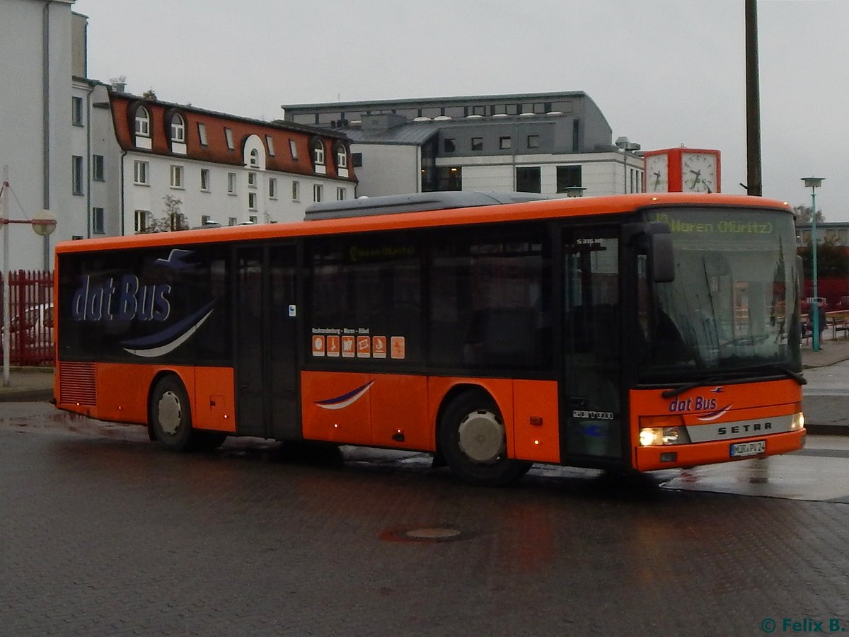 Setra 315 NF der PVM Waren in Neubrandenburg. 