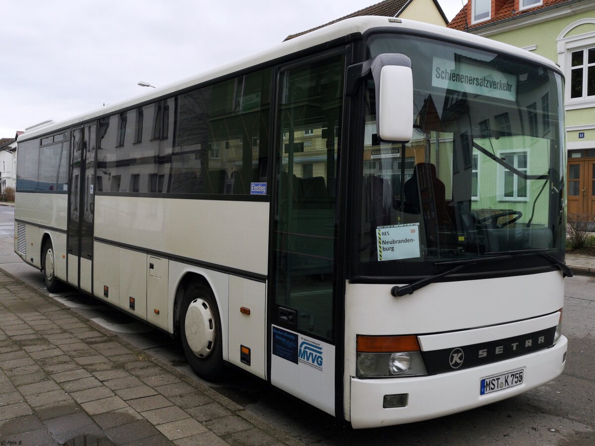 Setra 315 UL von Becker-Strelitz Reisen aus Deutschland in Neubrandenburg.