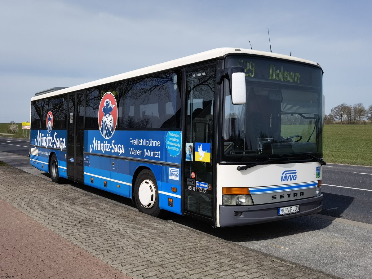 Setra 315 UL der MVVG in Neuendorf.