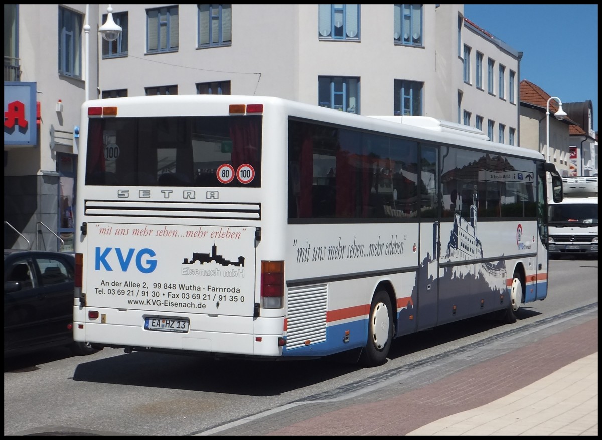 Setra 316 UL der KVG Eisenach in Sassnitz.