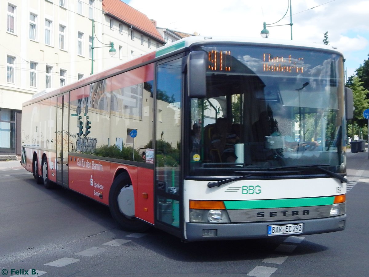 Setra 319 NF der Barnimer Busgesellschaft in Eberswalde.