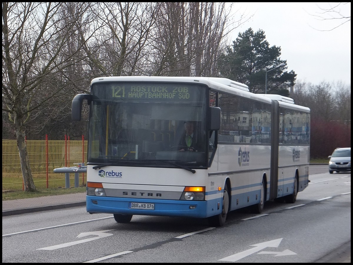 Setra 321 UL von Regionalbus Rostock in Rostock.