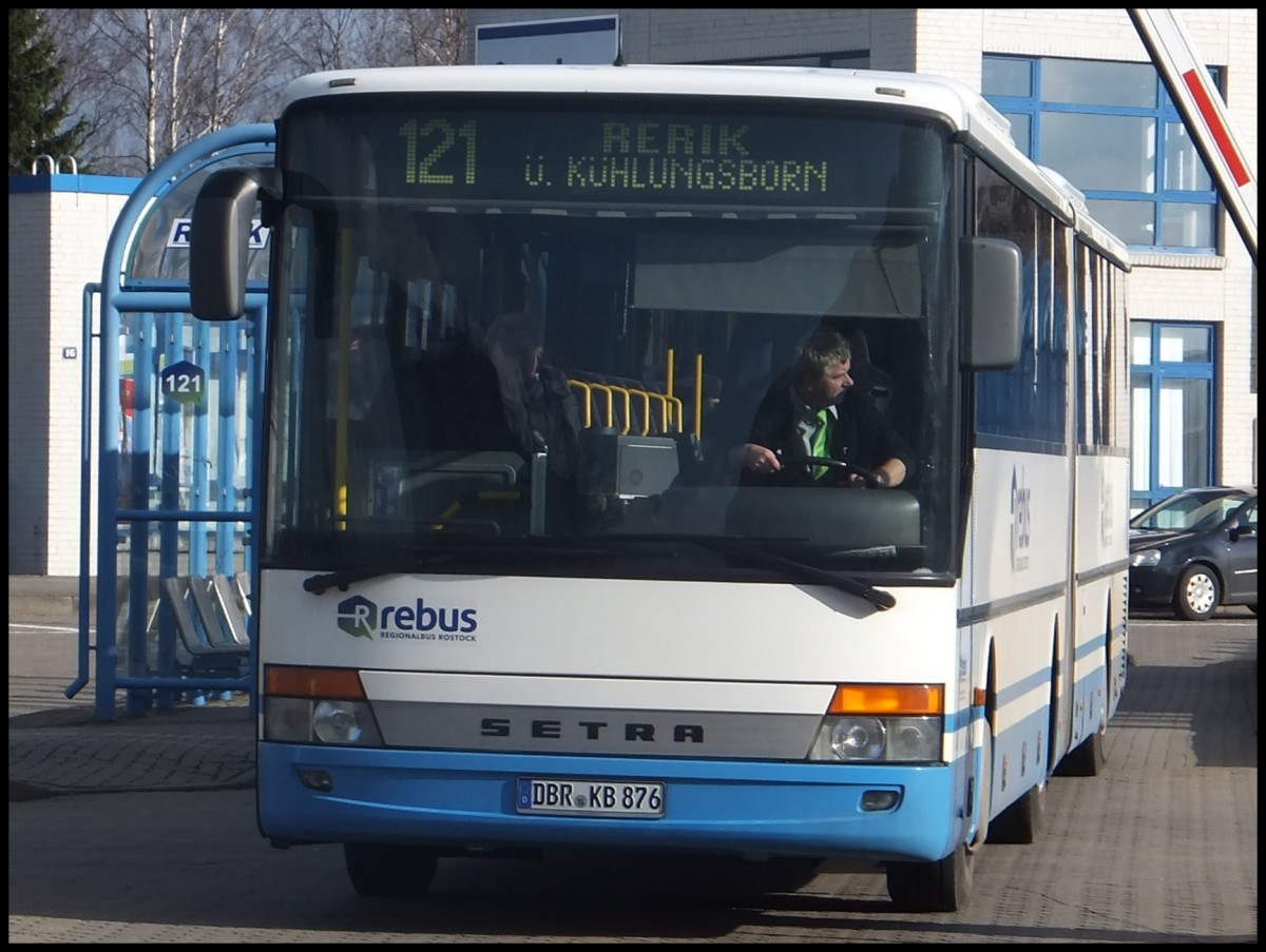Setra 321 UL von Regionalbus Rostock in Rostock.