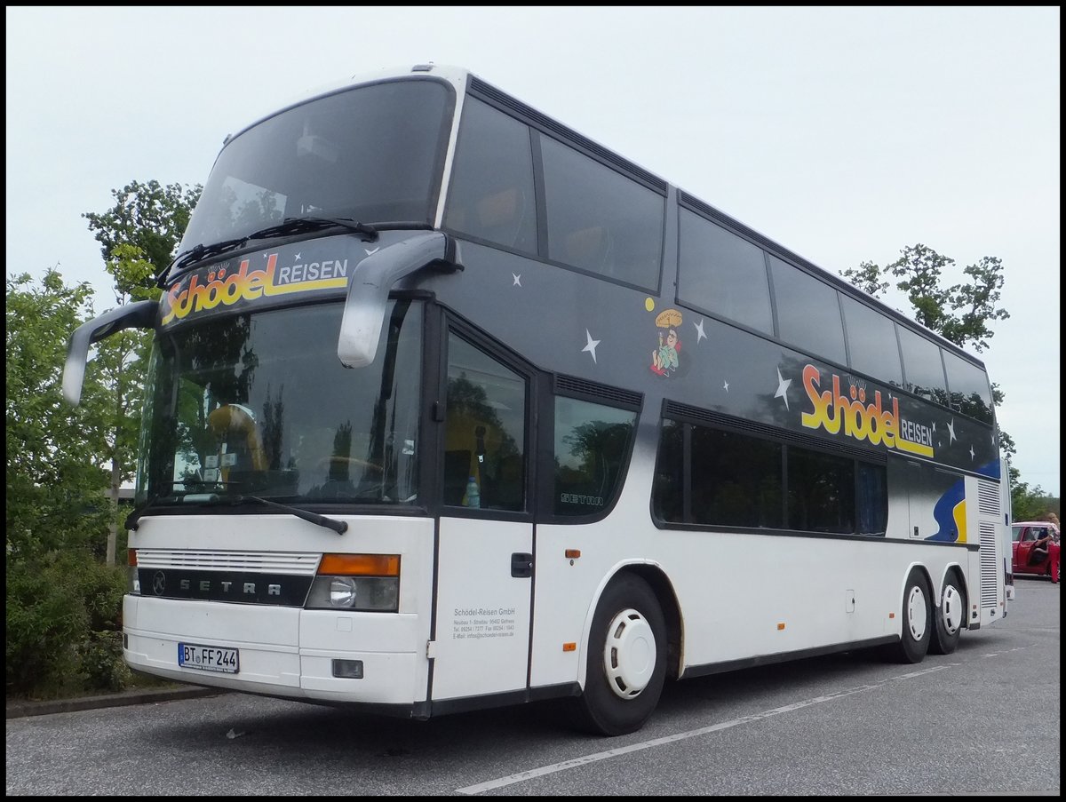 Setra 328 DT von Schödel-Reisen (ex Eurobus ch) aus Deutschland in Sellin.