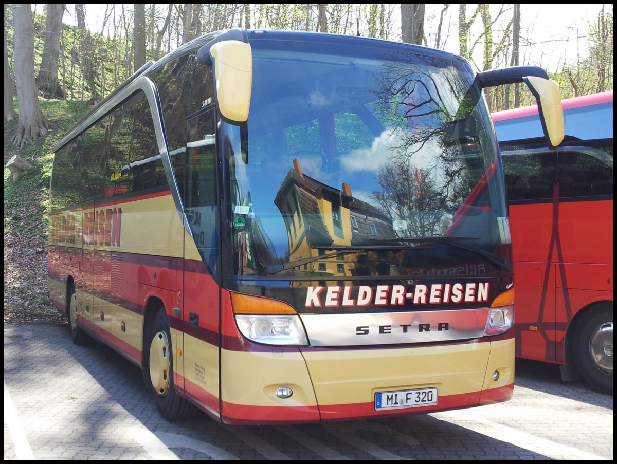 Setra 411 HD von Kelder-Reisen aus Deutschland in Ghren.