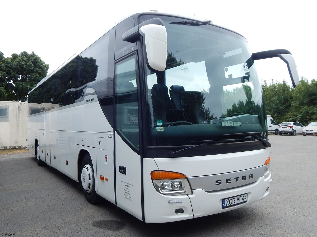 Setra 415 GT-HD von Autokarowe Usługi Turystyczno-Osobowe Robert Caban aus Polen in Binz.