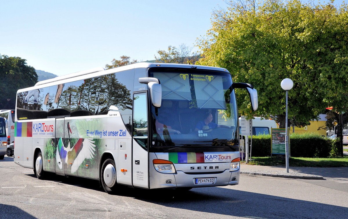 SETRA 415 GT-HD von KARL Tour`s aus sterreich im September 2013 in Krems.