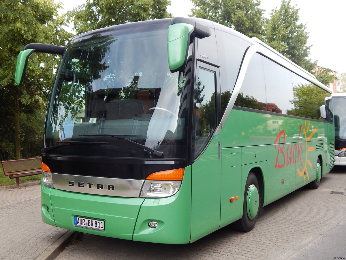 Setra 415 HD von Buck's Reisen aus Deutschland in Neubrandenburg.