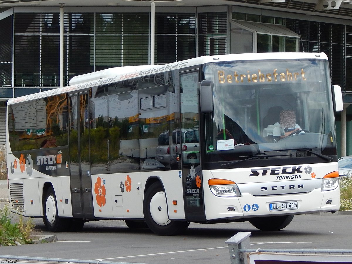 Setra 415 LE Business von Steck Touristik aus Deutschland in Ulm.