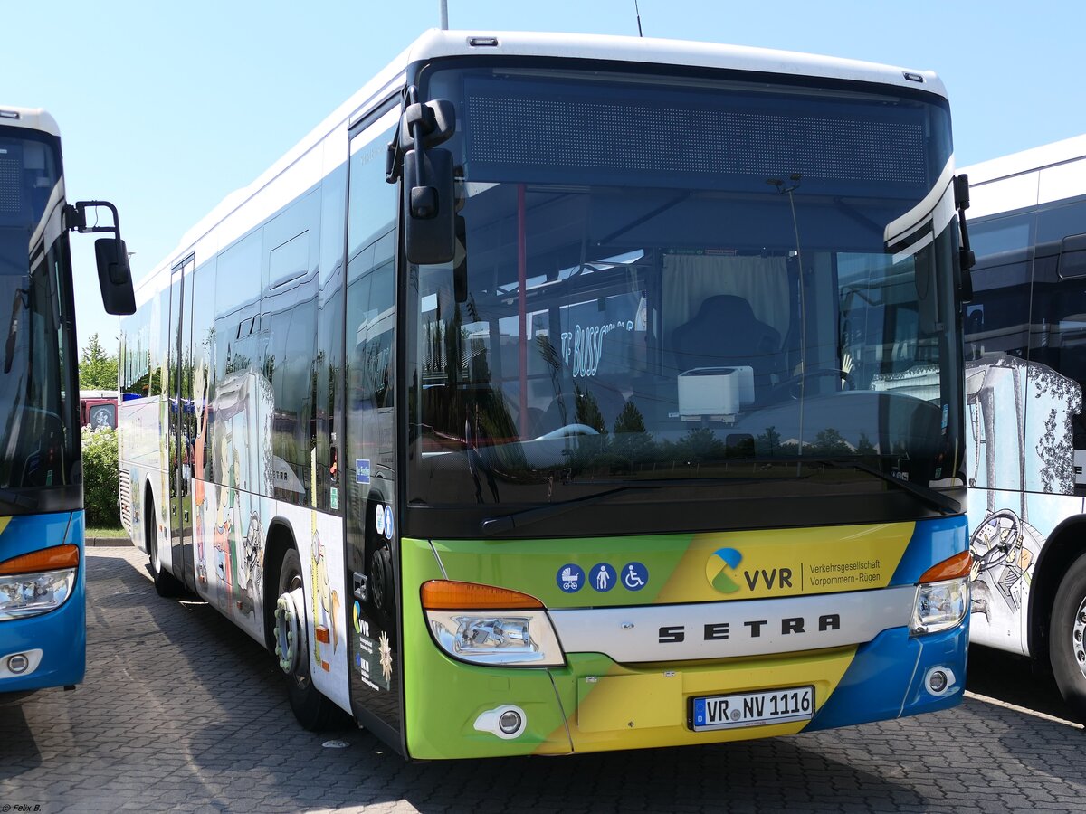 Setra 415 LE Business der VVR in Stralsund.