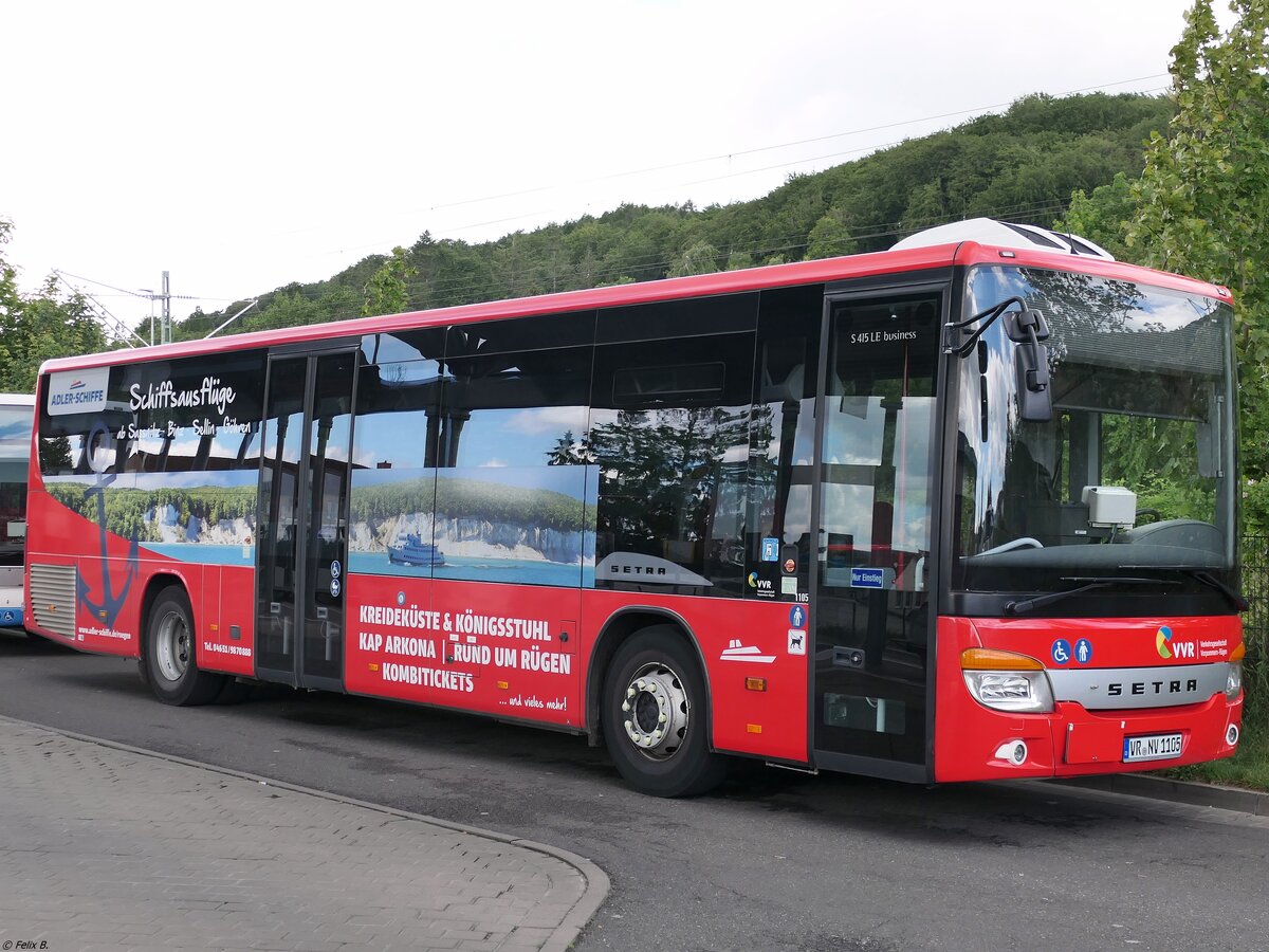 Setra 415 LE Business der VVR in Sassnitz.