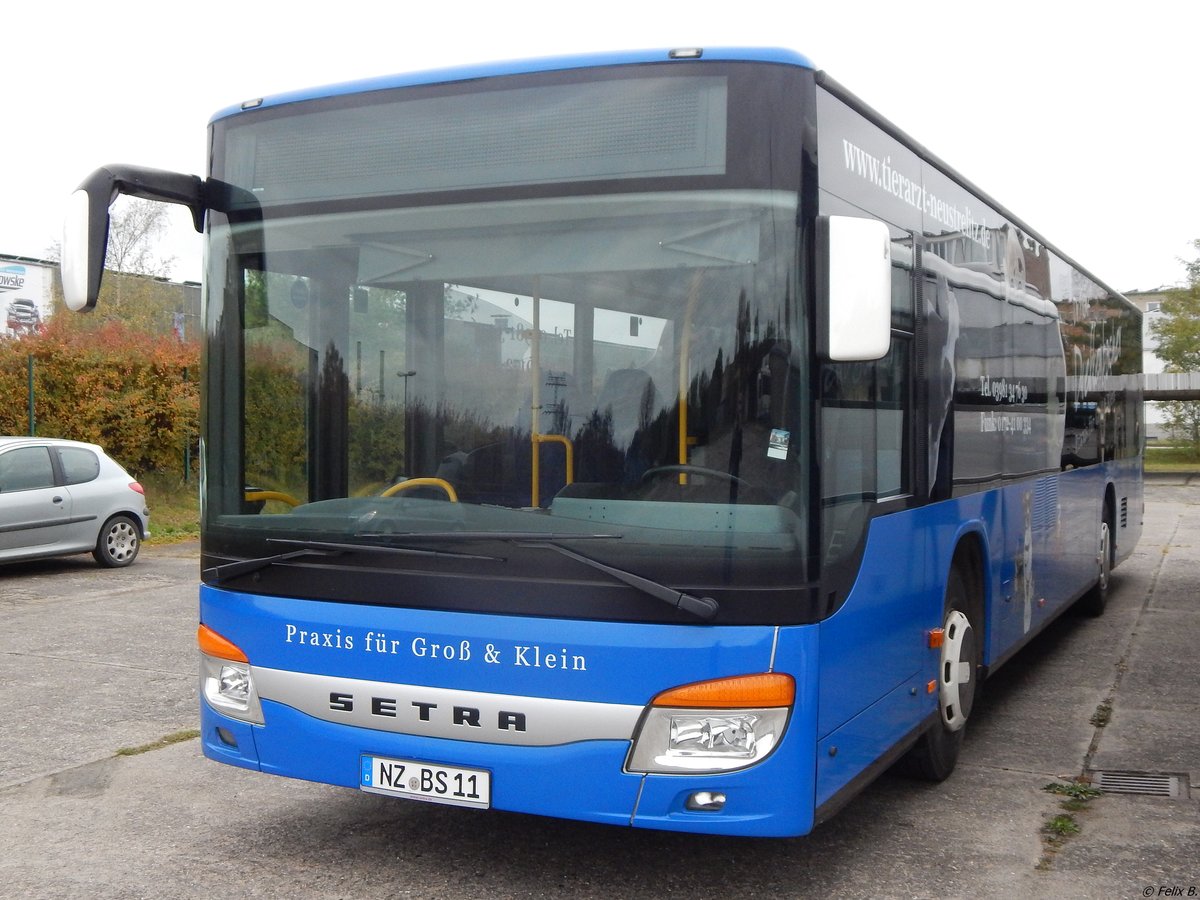 Setra 415 NF von Becker-Strelitz Reisen aus Deutschland in Neubrandenburg.