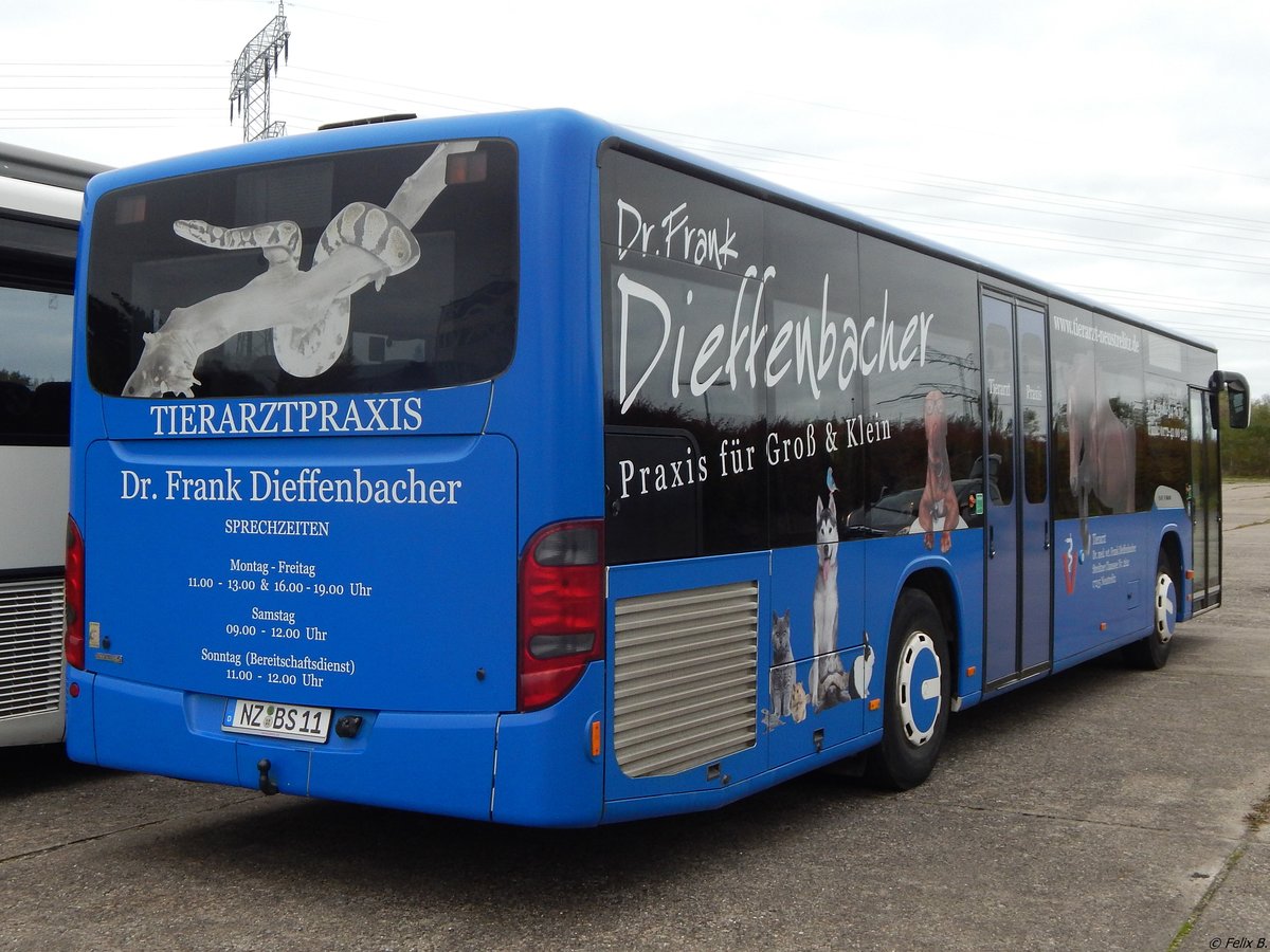 Setra 415 NF von Becker-Strelitz Reisen aus Deutschland in Neubrandenburg.