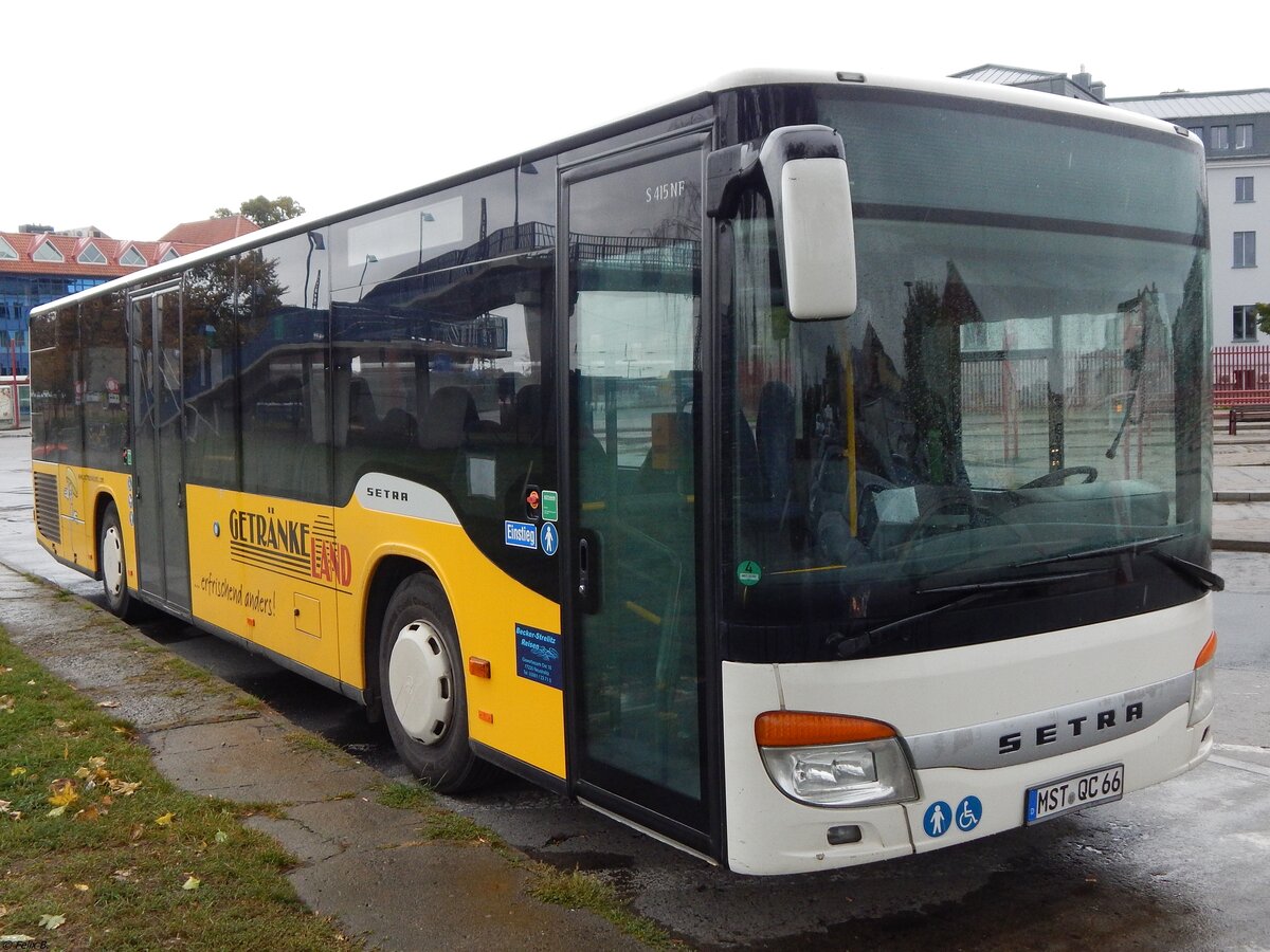 Setra 415 NF von Becker-Strelitz Reisen aus Deutschland in Neubrandenburg.