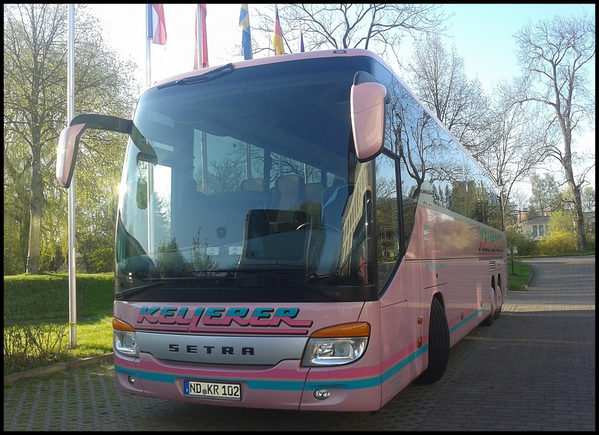 Setra 416 GT-HD von Kellerer aus Deutschland in Bergen.