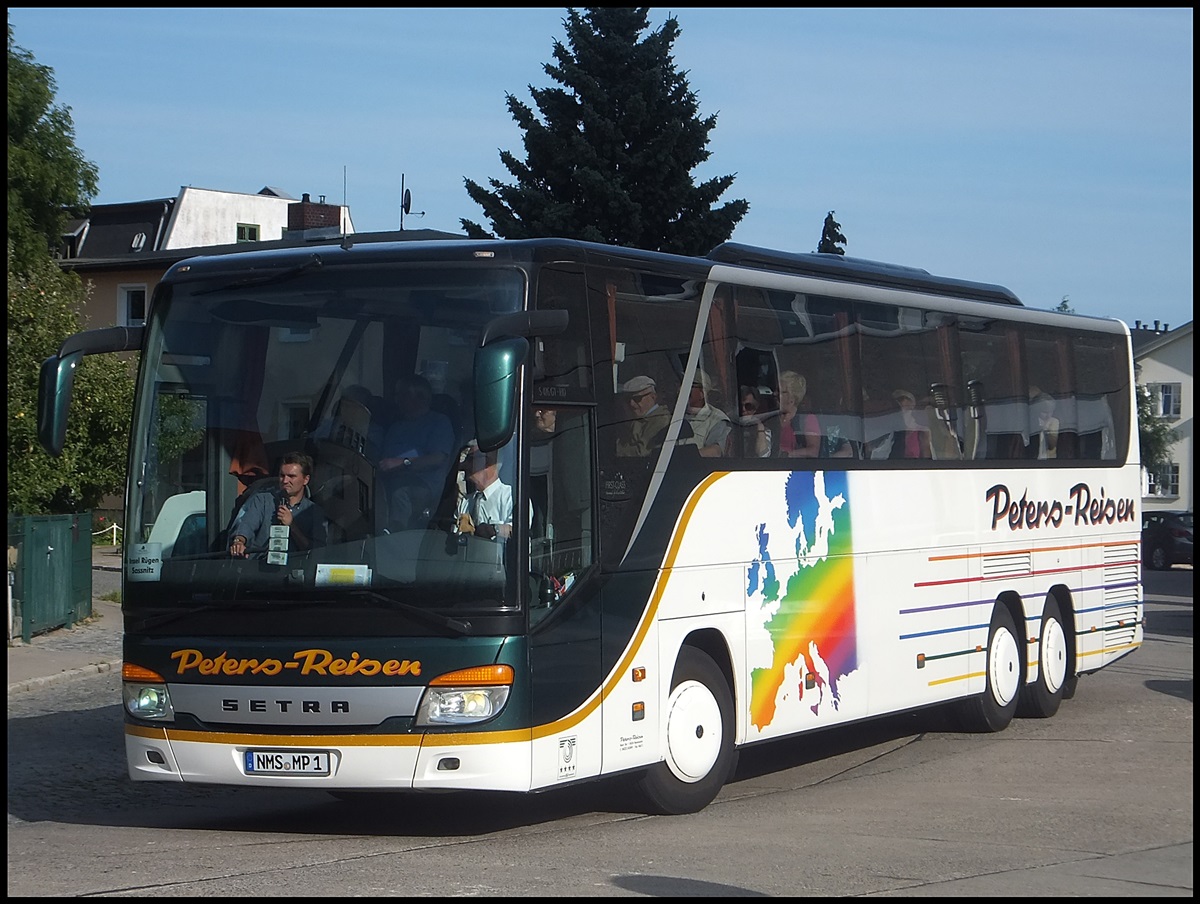 Setra 416 GT-HD von Peters-Reisen aus Deutschland in Sassnitz.