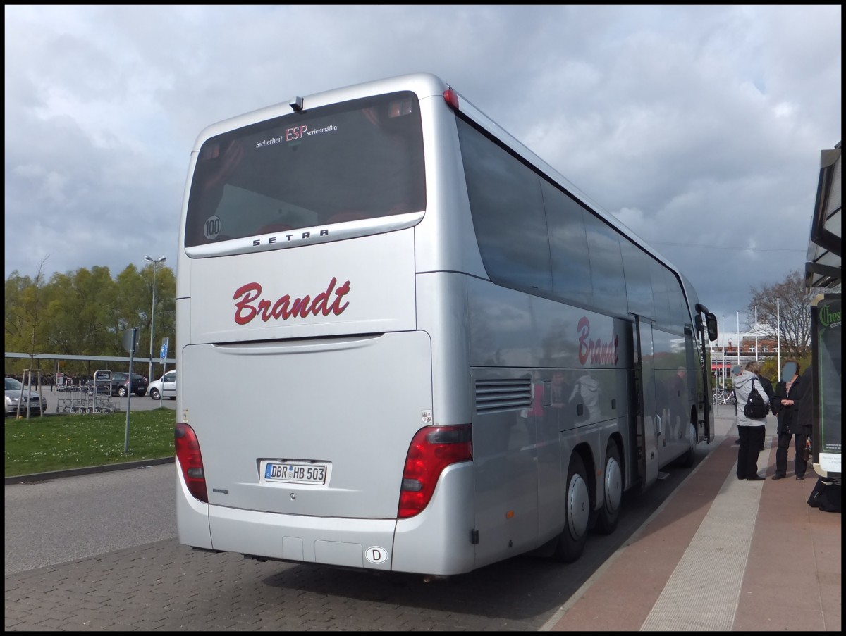 Setra 416 HDH von Brandt aus Deutschland in Rostock.