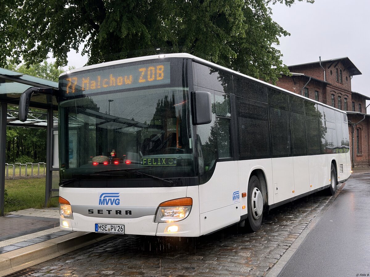 Setra 416 NF der MVVG in Plau am See.