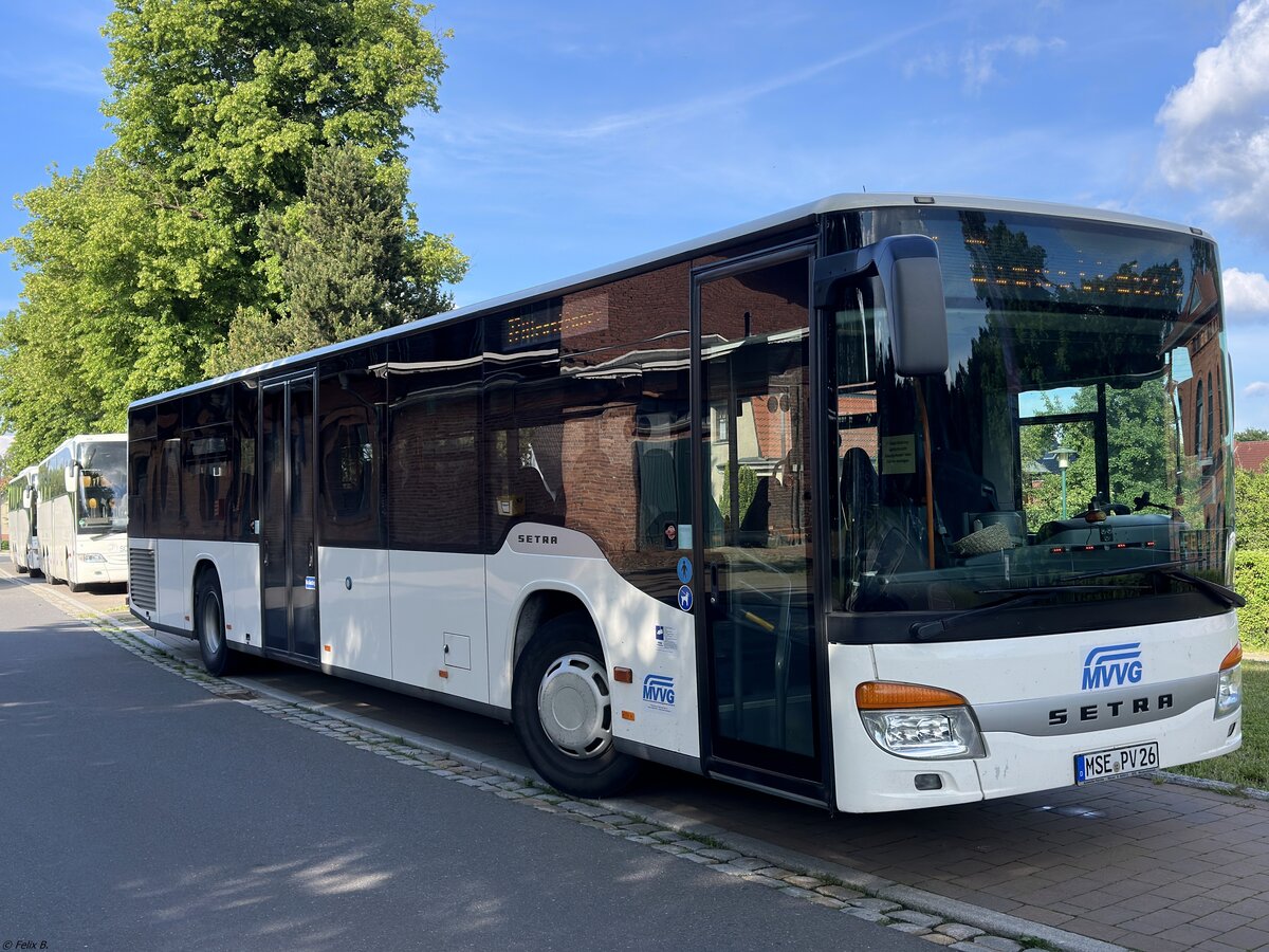 Setra 416 NF der MVVG in Plau am See. 
