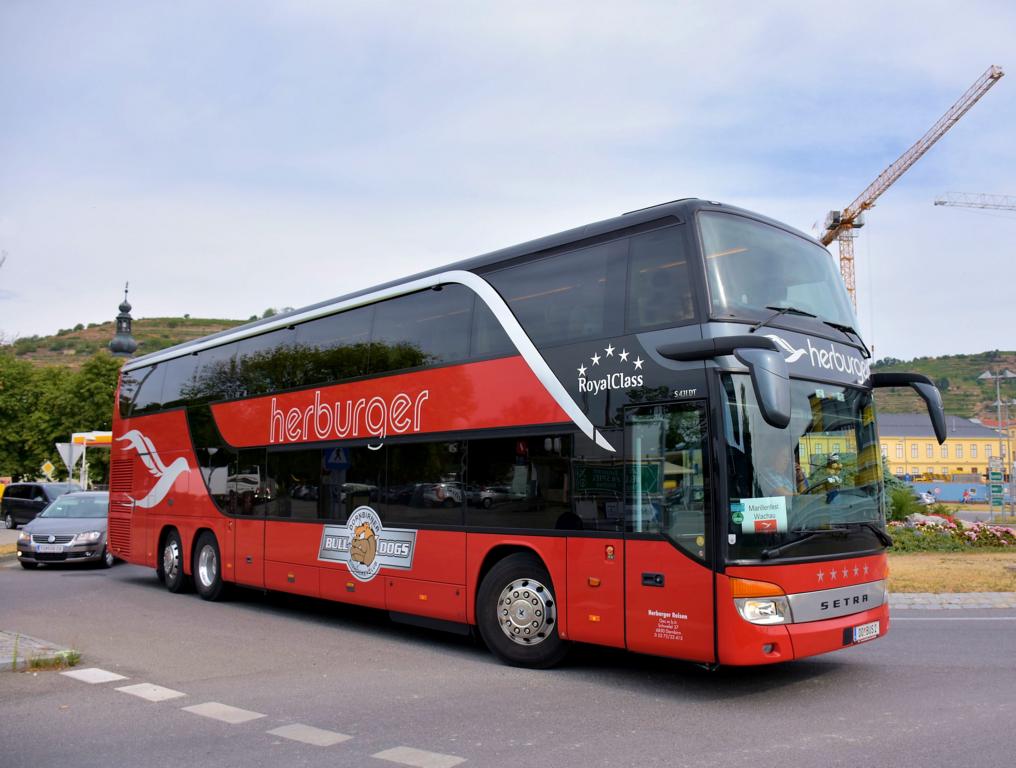 Setra 431 DT von Herburger Reisen aus sterreich 2017 in Krems.