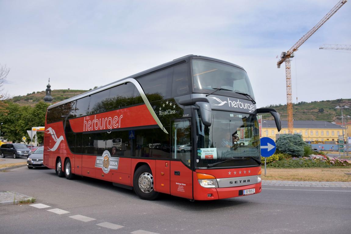 Setra 431 DT von Herburger Reisen aus sterreich 2017 in Krems.