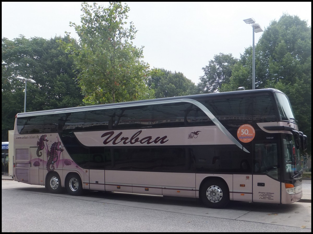 Setra 431 DT von Urban aus Deutschland in Hamburg.