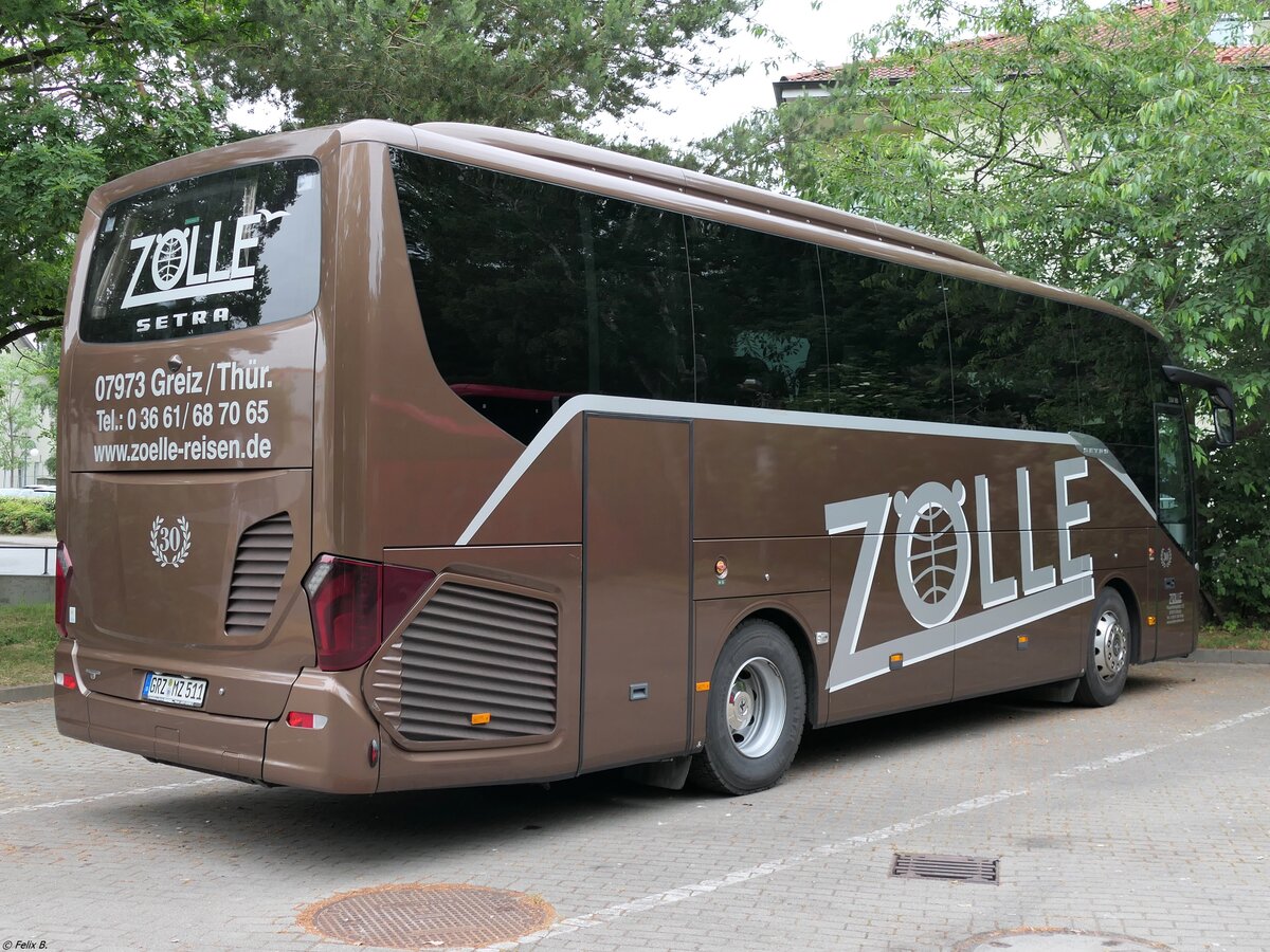 Setra 511 HD von Zölle aus Deutschland in Binz.