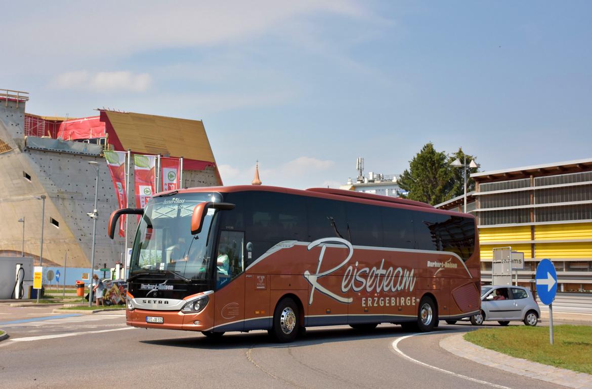 Setra 515 HD von Burkert Reisen-Reiseteam Erzgebirge 2018 in Krems.