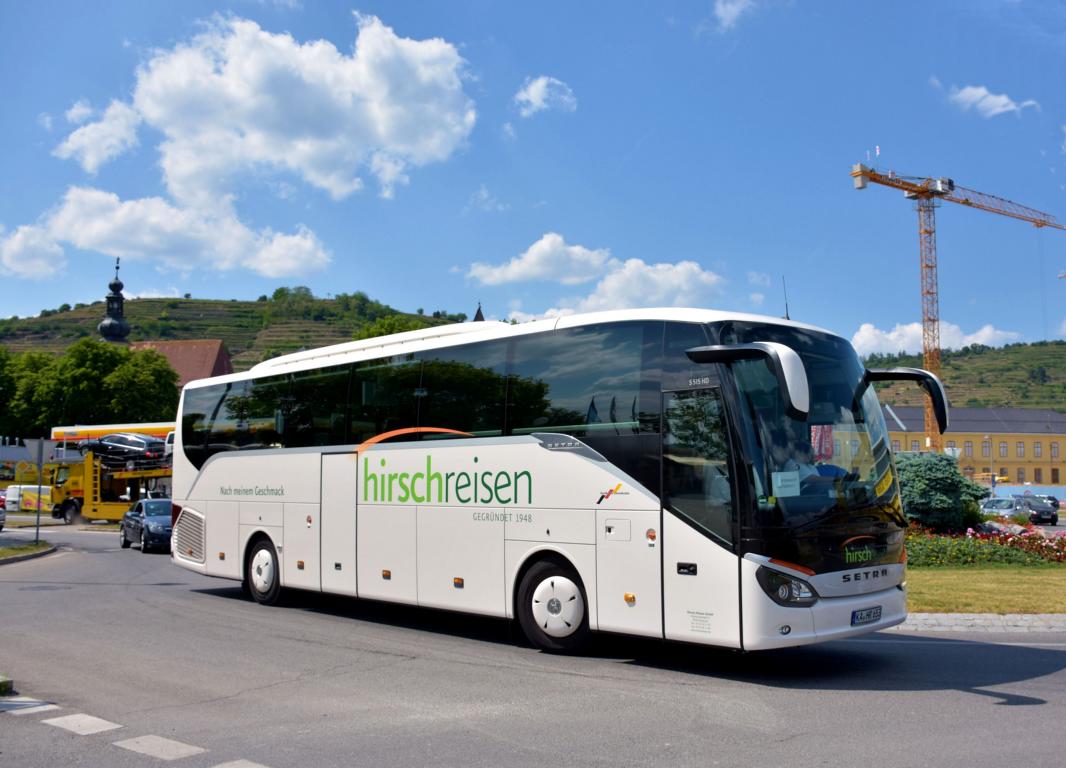 Setra 515 HD von Hirsch Reisen aus der BRD.