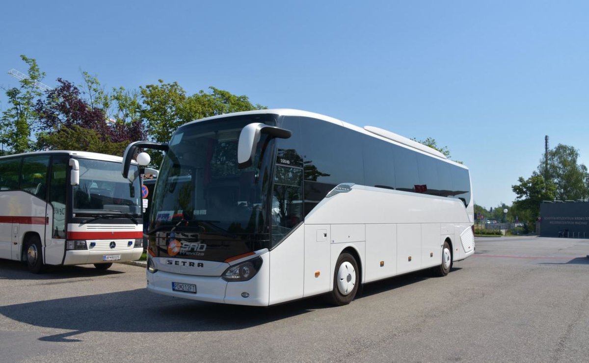 Setra 515 HD von SAD Reisen aus der SK.