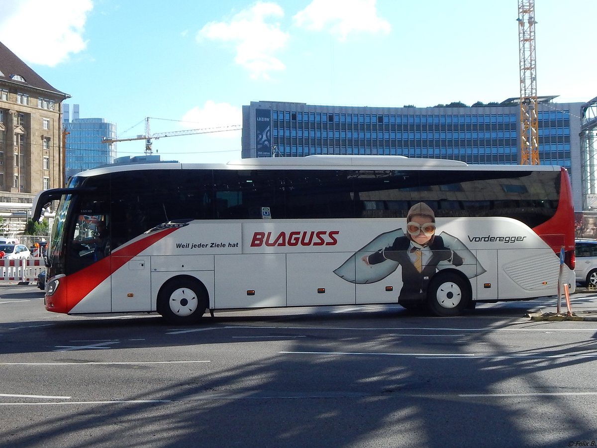 Setra 515 HD von Vorderegger/Blaguss aus �sterreich in Stuttgart.