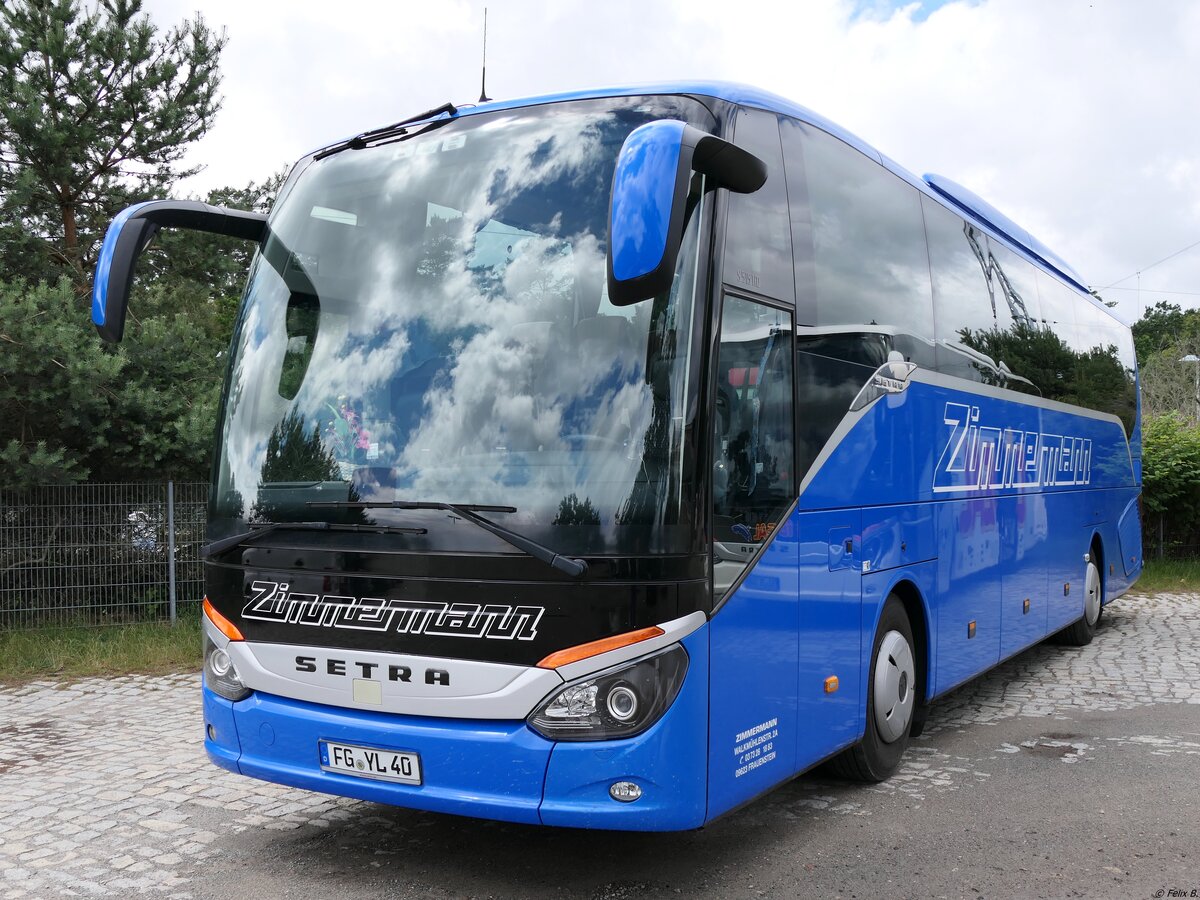 Setra 515 HD von Zimmermann aus Deutschland in Binz.