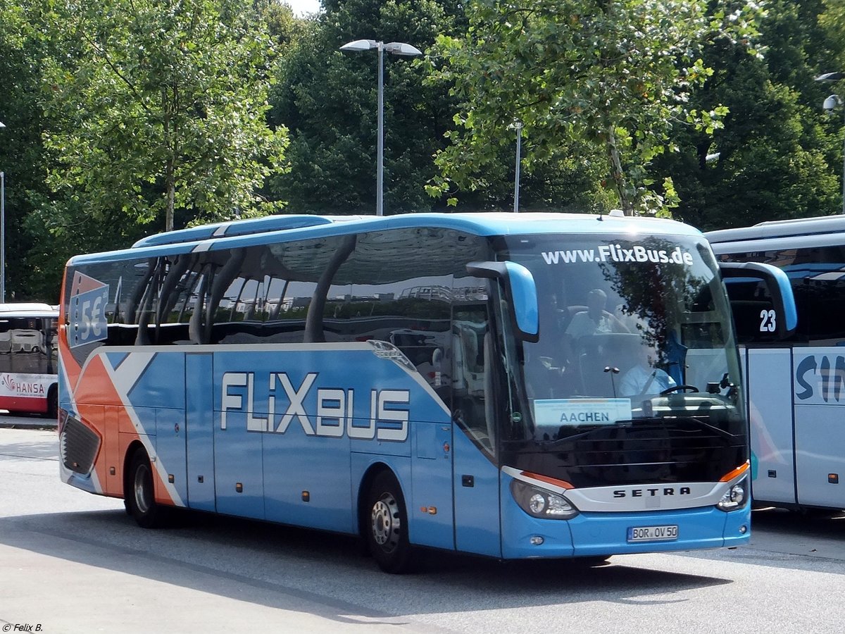 Setra 516 HD von Flixbus/Gödde Reisen aus Deutschland im Hamburg.