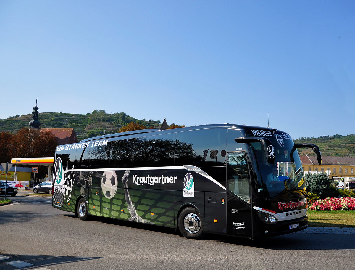 Setra 516 HD von Krautgartner Reisen aus sterreich in Krems.