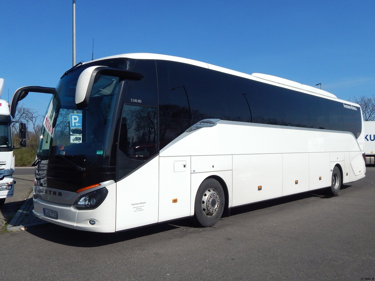 Setra 516 HD von Seemann-Reisen aus Deutschland (ex URB) in Berlin. 