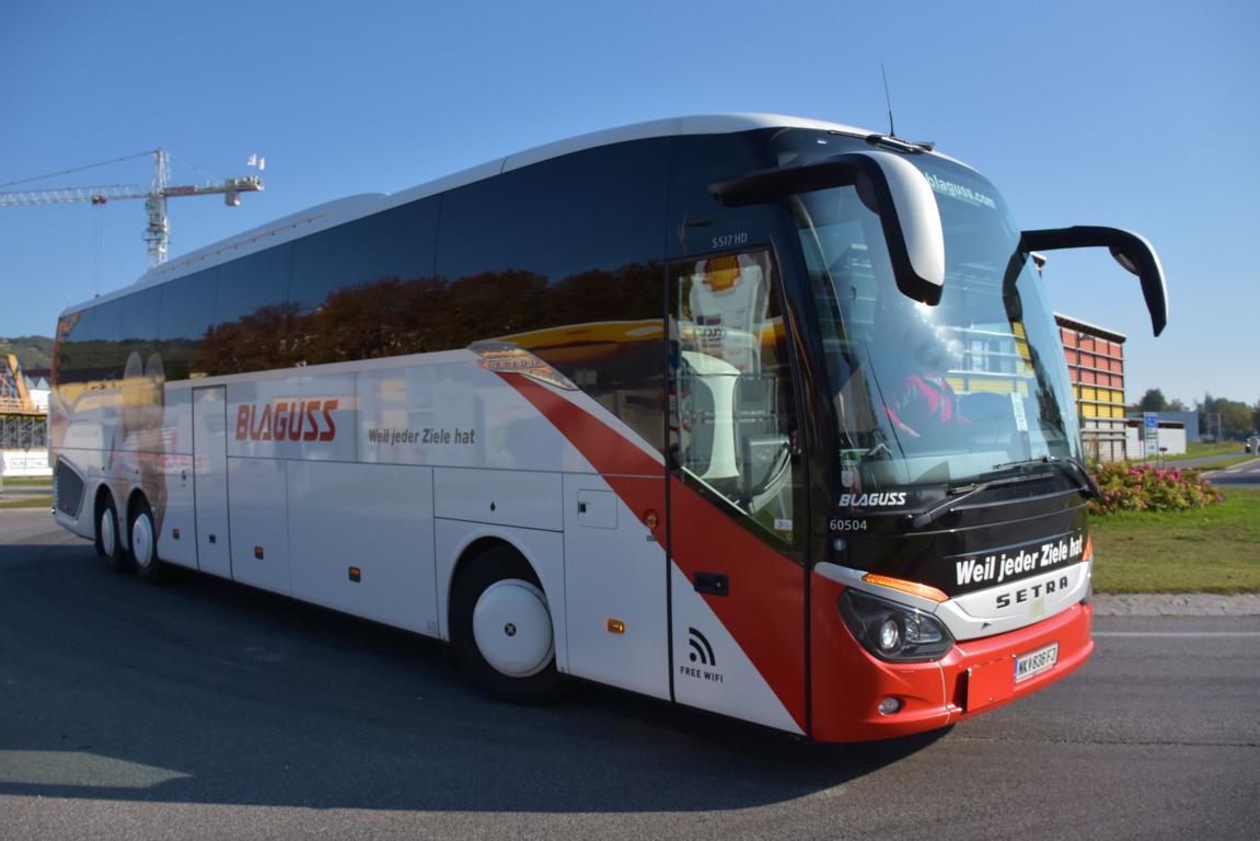 Setra 517 HD von Blaguss Reisen aus �sterreich 09/2017 in Krems.