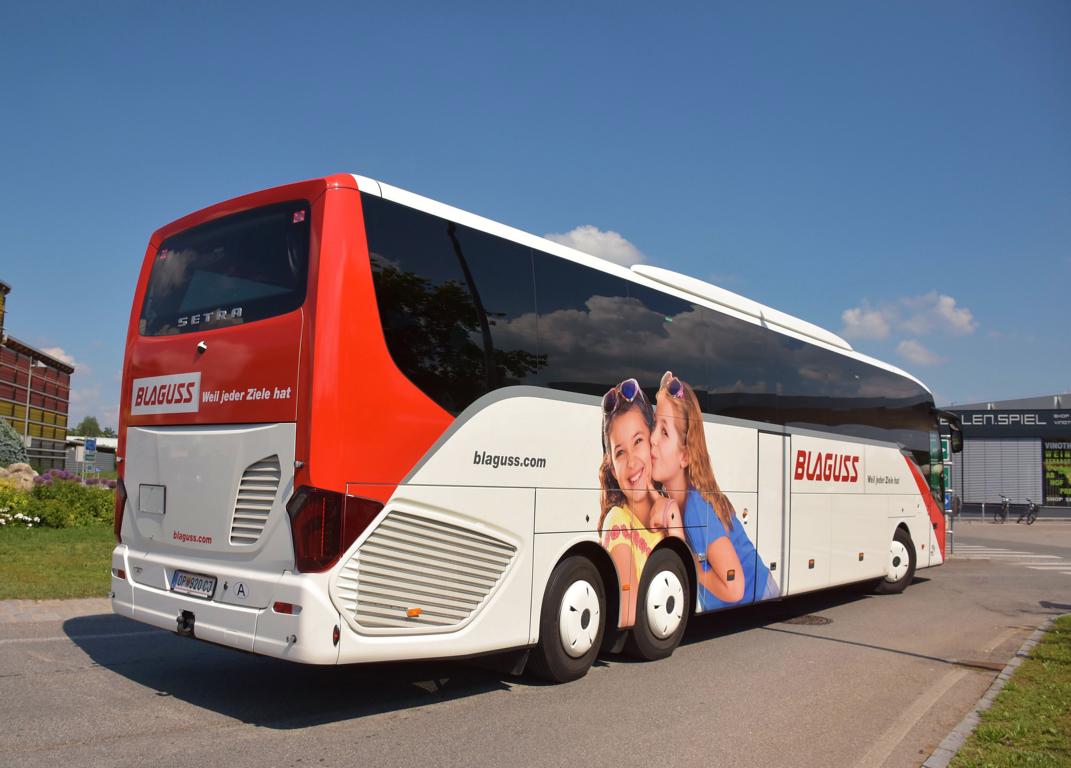 Setra 517 HD von Blaguss Reisen aus �sterreich 2018 in Krems.