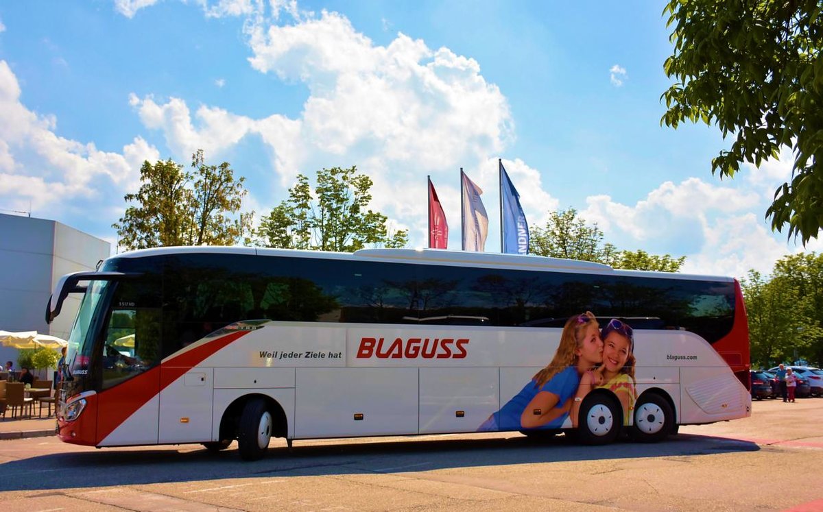 Setra 517 HD von Blaguss Reisen aus �sterreich 2018 in Krems.