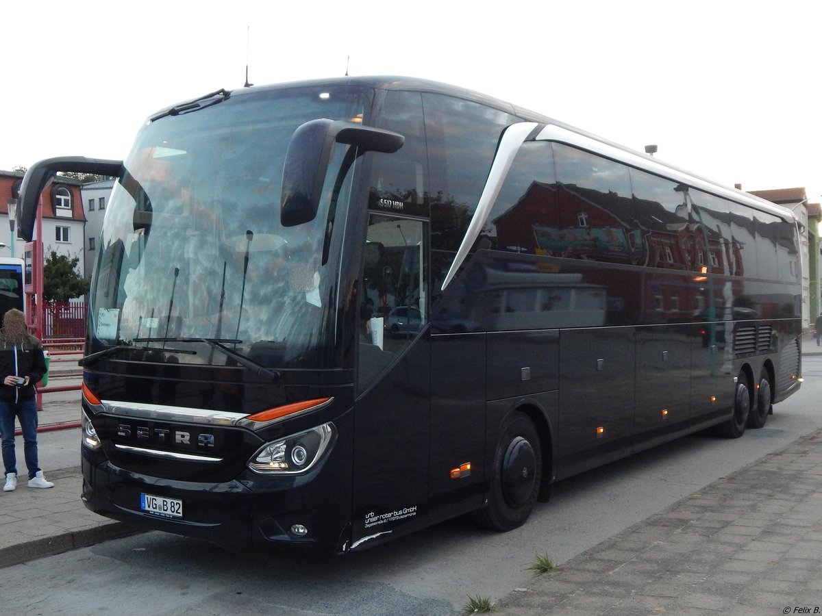 Setra 517 HDH von URB aus Deutschland in Neubrandenburg.