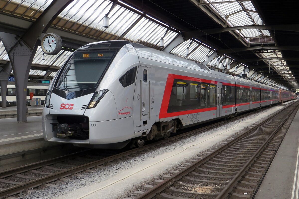 SOB 526 008 steht am 28 Mai 2022 in Zürich HB.