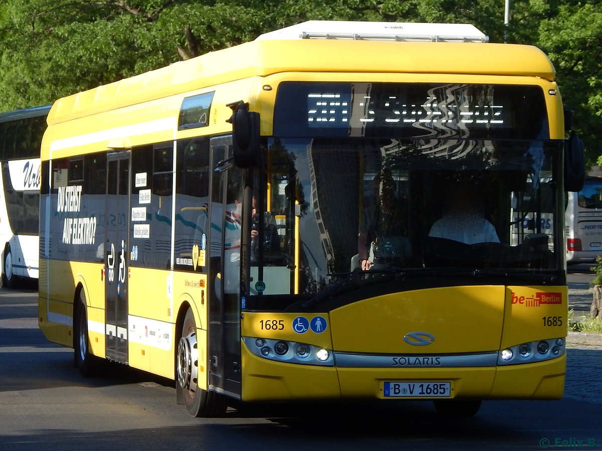 Solaris Urbino 12 electric der BVG in Berlin.