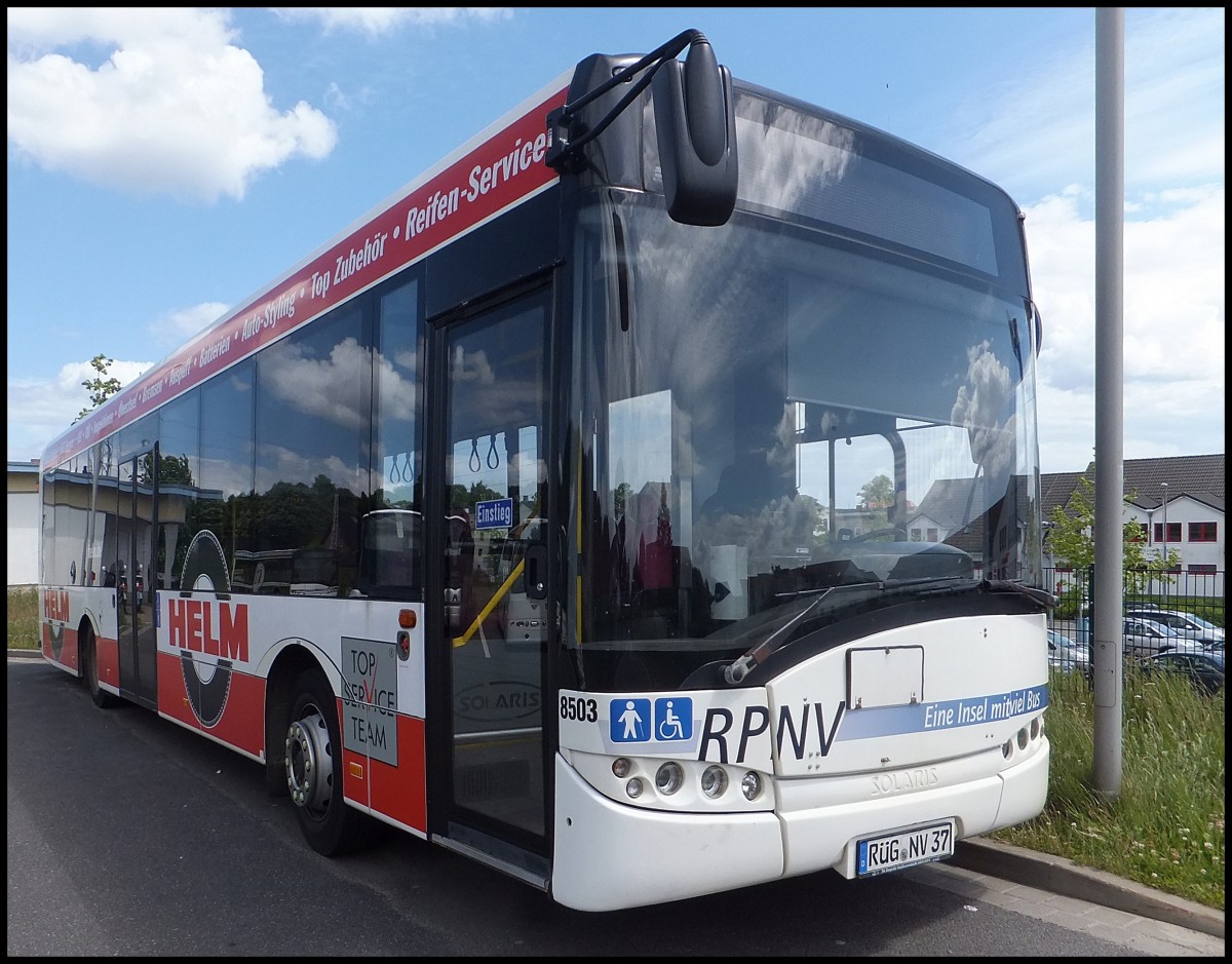 Solaris Urbino 12 der RPNV in Sassnitz.